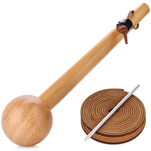 Baseball Hammer Baseball Softball Golve Mallet 2 Leather Lace and 1 Needle for Baseball Glove 2Pcs Baseball Lock Golve Mallet