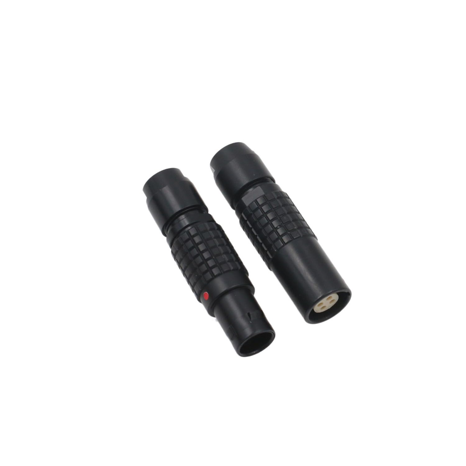 1B FGG PHG Connector Male Female, Circular Push Pull Free Socket and Cable Plug (5-pin, Black)