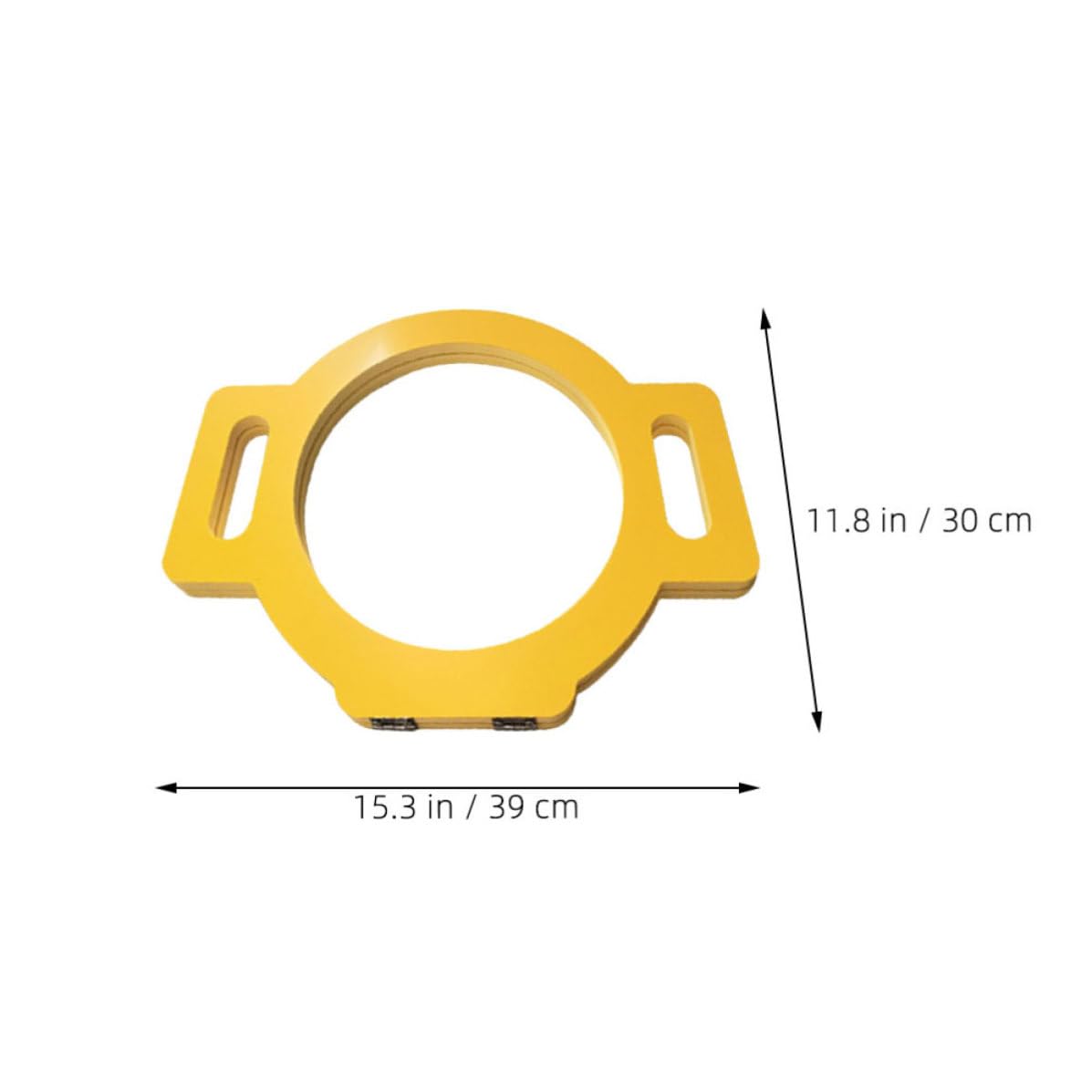 Molde para Peluca 3d de Pvc Amarillo, Soporte Fijo