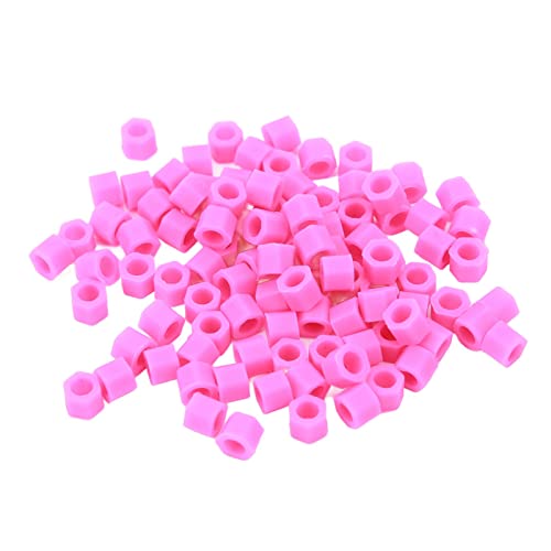 Dental Color Rings, 100Pcs Silicone Color Bands For Instruments Identification, Dental Instrument Rings Accessory Supplies For Marking, Purple #TOP6