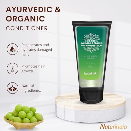Deep Conditioner for Damage Dry Hair Ayurvedic treatment Organic with ALOE SHIKAKAI and AMLA plants For Women - Image 3