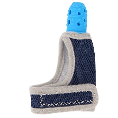 Protetor de Dedo de Silicone Mordedor de Silicone RespiráVel Pulseira de Sucção de Dedo Protetor par