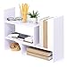 Produktbild EONO Bücherregal Schreibtisch Organizer DIY Bücherregal Desktop Regal Weiß Holz für Büro und Zuhause 72.4x17x39cm EDT207002WW