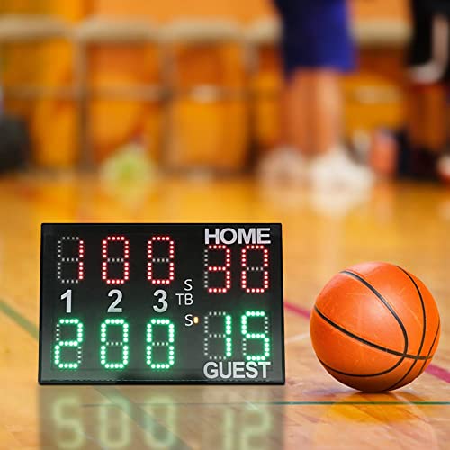 Marcador Digital De Baloncesto Profesional Con Control Remoto miniatura 2