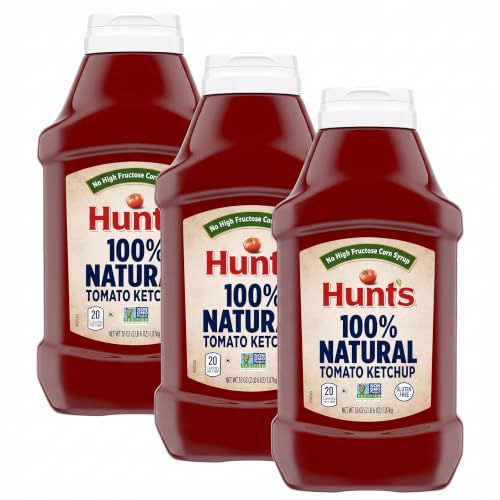 Hunt's All Natural Tomato Ketchup, 38 Oz (Pack of 3)