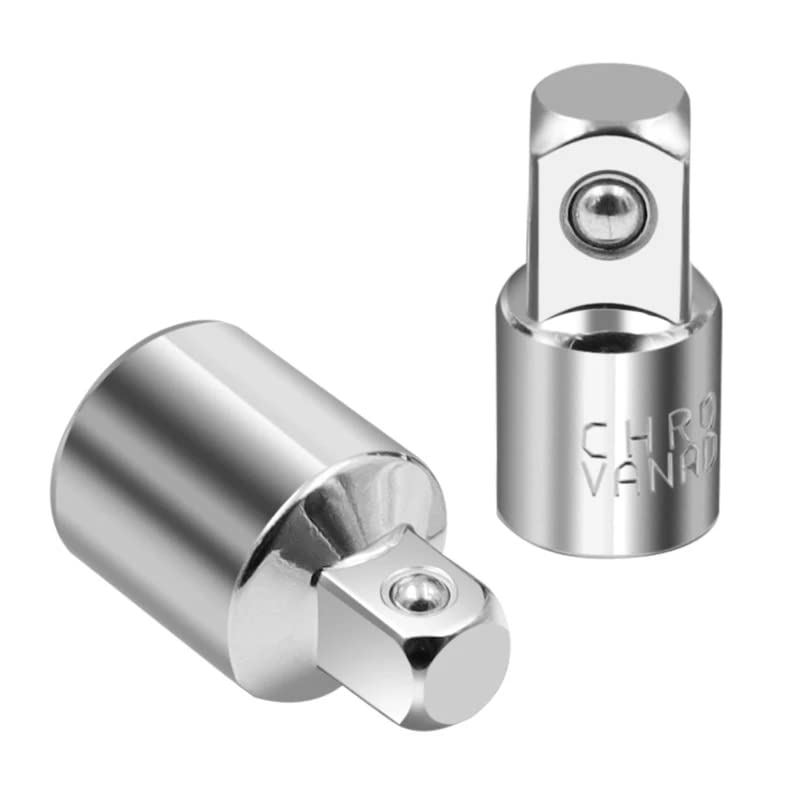 Adaptateur à Clés à Cliquet En Acier Chromé – Accessoire Pour Clés, Sans Marque
