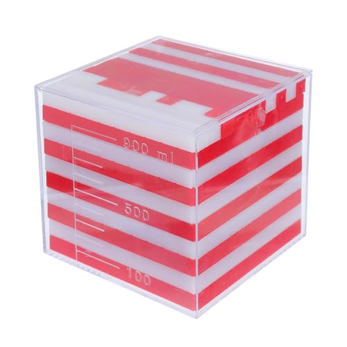 Cubes éducatifs en plastique pour comprendre le volume et la capacité