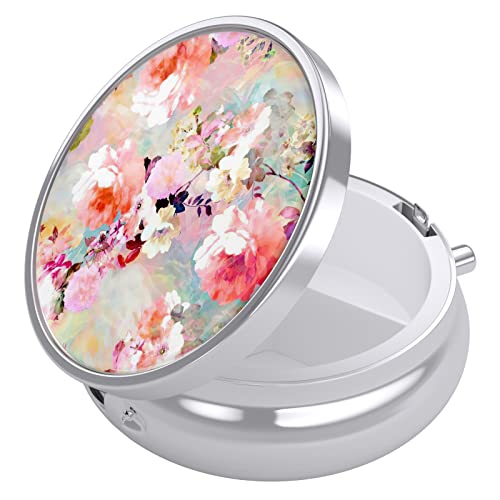 Image of Pill Box, Small Pill Case for Purse & Pocket, Travel Medicine Organizer | Cute Travel Medicine Organizer, Portable Medicine Container Holder to Hold Vitamins, Medication, Fish Oil & Supplement