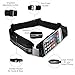 Top Fit Running Belt for Men + Women, Dual Pockets with Touch Screen, Holds All iPhones + Accessories, Completely Comfortable Running Belt for Running or Hiking. New (Dual Bag)