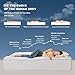 BEDLORE Queen Mattress Topper, Thick Pillow Top Bed Cover for Back Pain Relief, Soft Mattress Pad with Deep Pockets 6-18 inch