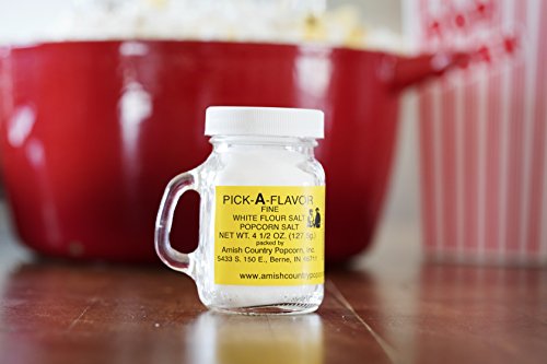 Amish Country Popcorn | Fine White Popcorn Salt - 4.5 Ounce | Old Fashioned, Non-Gmo And Gluten Free (4.5 Oz Jar) #TOP1