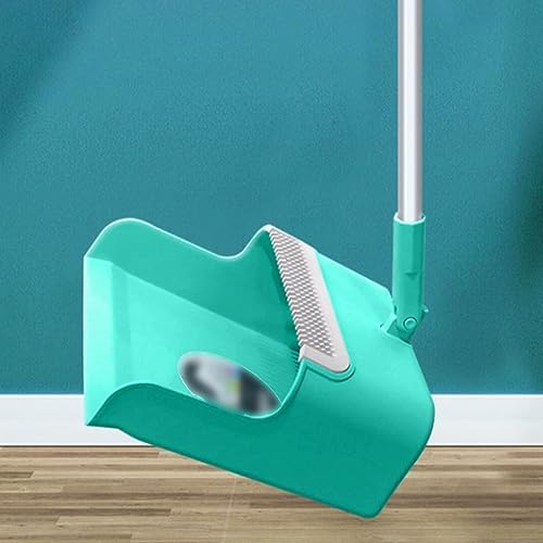 Modernes Kehrschaufel-Set aus Edelstahl mit langem Griff und Besen für die Reinigung des Hauses, komfortabel – Bild 8