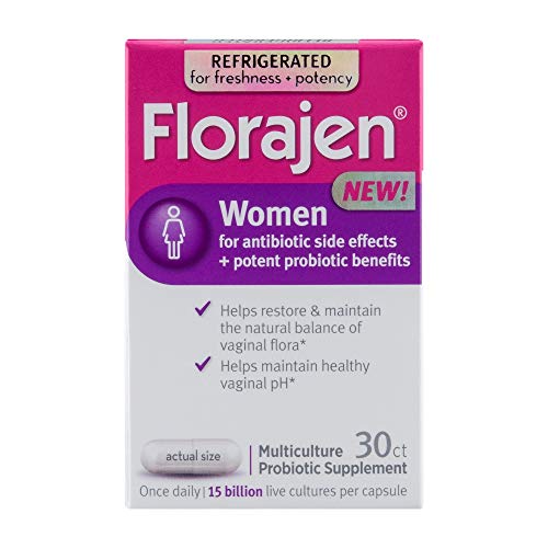 Florajen Women High Potency Refrigerated ProbioticsMaintains Women's Healthfor Antibiotic Side Effects30 Capsules