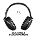 Skullcandy Hesh 360 Wireless Over-Ear Bluetooth Headphones, Up to 100 Hours Battery, Noise Isolating Fit, Flat-Folding Collapsible Design, Microphone iPhone Android - True Black