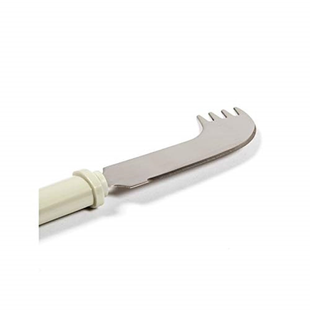 Homecraft, combiné couteau-fourchette, couverts, ustensile de cuisine, aide aux repas, conçu pour manger à une main, en acier inoxydable, Outil d'assistance à la vie