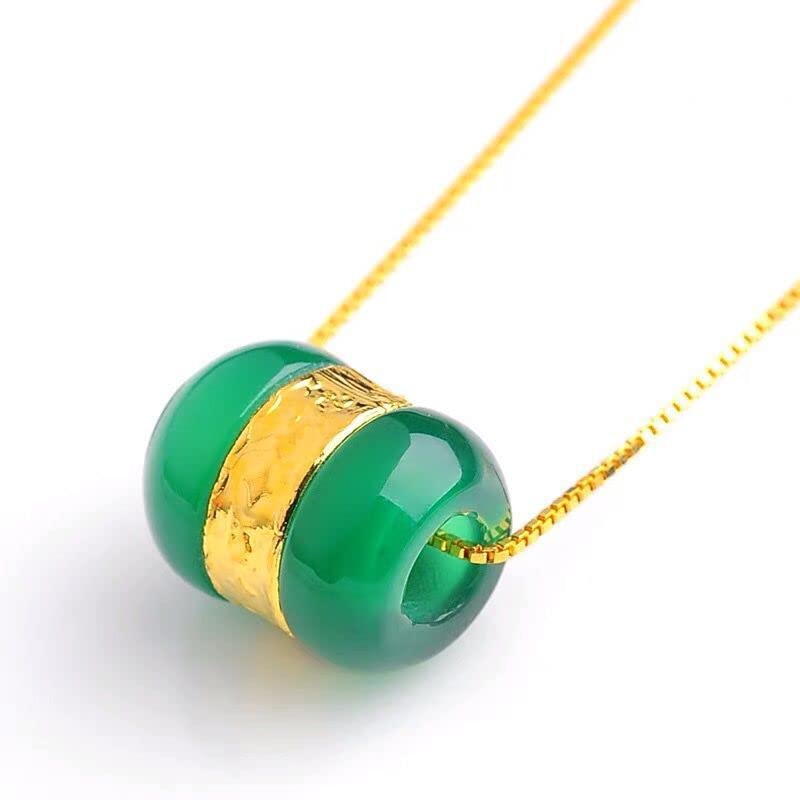 Cadeau d'anniversaire unique : Collier Pendentif Jade Hetian pour fêter les mères avec amour