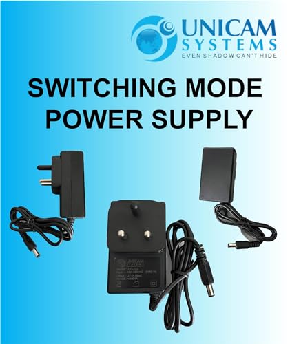 Image of 12V 2A Power Adapter for CCTV Camera, DVR, NVR, WiFi Router, Set Top Box, LED Strip Light, Motor, Car & Bike Toys | 100-240V AC Input | Black