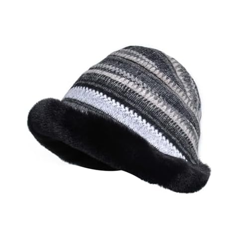 Chapeau bob en laine Noir Cover