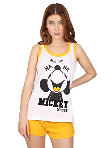 Pyjama débardeur Short Mickey Eyes Disney Blanc XS Cover