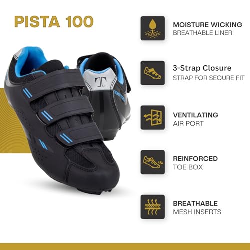 Image of Tommaso Pista SPD Cycling Shoes for Women - Ready to Ride with Pre-Installed SPD Cleats for Spin Classes & Indoor Bikes - Explore Variety Cycling Shoes & Bike Accessories