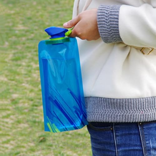 Botellas de hidratación de viaje Botellas de silicona de silicona botella de deportes hidratación botella suave evernew agua plegable botella de agua platy pass agua llevar el tanque de