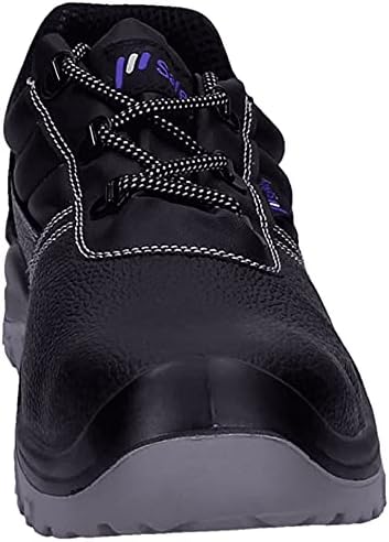 Leichte Herren-Sicherheitsschuhe Mit Stahlkappe – Schwarz, Schnürung, MKS, Wasserabweisend