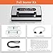 Upgraded Vacuum Sealer for Liquid, SEATAO 90Kpa Vacuum Sealer Machine for Dry/Moist/Liquid Food, Easy-Lock Handle, Double Heat Seal, Built-in Cutter and Bag Storage & Removable Drip Tray