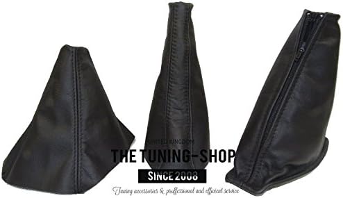 Miniatura 2 de Ltd Cambio automático de cuero negro para Toyota Land Cruiser J120 Lexus Gxj 120 2003-2009 + freno de mano + polaina alta y baja