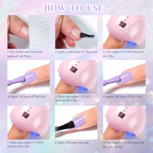 Kit de esmaltes Gel MTSSII Glitter Cat Eye 6 pcs 7ml miniatura 7