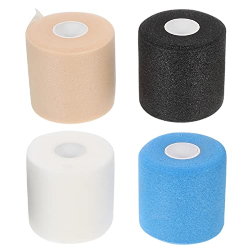HANABASS Elastic Bandage Tape 4 Rolls Sports Prewrap Sturdy and Comfortable for Ankle Wrist Knee