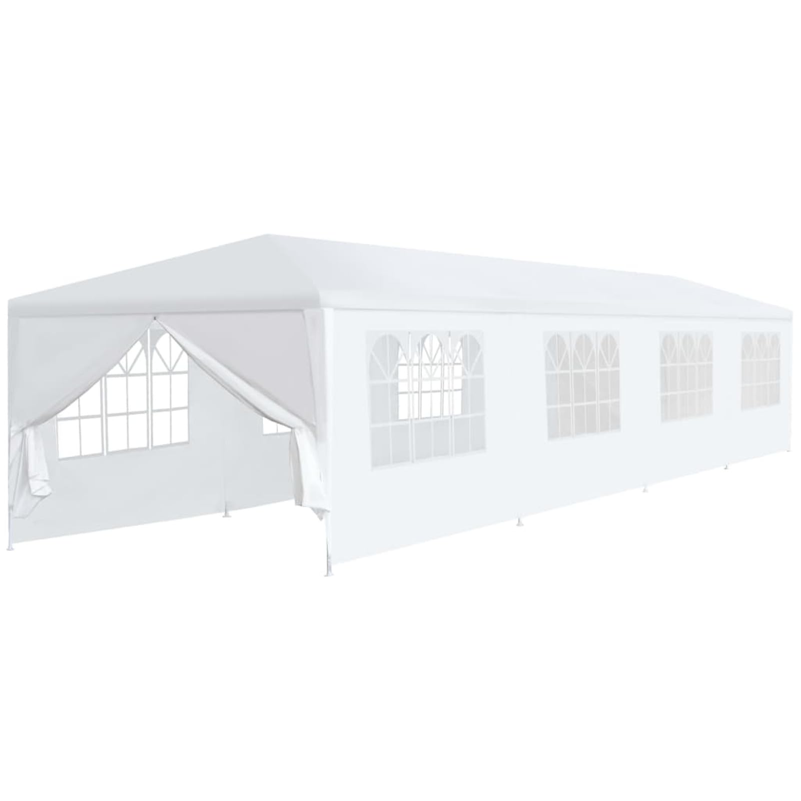 ARKEM Marquesina de jardín 3x12 m Blanca Marquesina De Policarbonato para Puerta De Entrada
