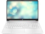 HP 15s-eq1023ns - Ordenador portátil de 15.6" HD (AMD Athlon 3050U, 8GB RAM, 256GB SSD, AMD Radeon Graphics, sin Sistema operativo) Blanco - Teclado QWERTY Español