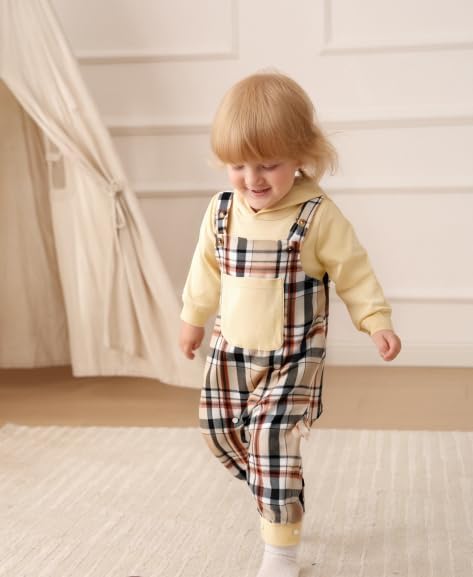 NZRVAWS Newborn Baby Boy Clothes Infant Boy Clothing Hoodie Sweatshirt Long Pants Outfit Set Fall Winter 0-18M - Image 2