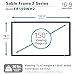 Elite Screens Sable Frame 2, 150-Inch Fixed Frame Projector Screen, 16:9 8K/4K Ultra HD & Active 3D Ready, ISF-Certified Material, Ideal for Home Theater, Office, and Indoor Presentations, ER150WH2