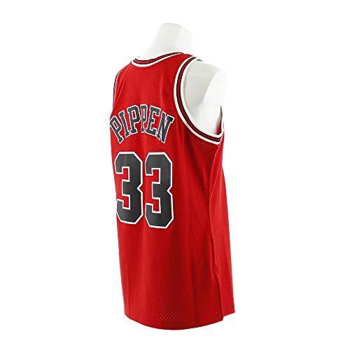 Mitchell & Ness Scottie Pippen Chicago Bulls Nba Throwback Hwc Jersey - Red #TOP5