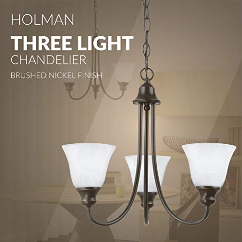 Sea Gull Lighting 35939-782 Windgate Three Light Chandelier, Heirloom Bronze Finish #TOP4
