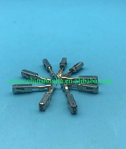 Davitu Cables, Adapters & Sockets - 50pcs 967542-1 Female Terminal 3.5 Series Pins Car Splices Wire Terminal Crimp Pins Non-insulated Auto Plug - (Color Name: 100pcs)