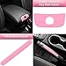 E-cowlboy 18 PCS Full Set Interior Decoration Trim Kit Steering Wheel Center Console Door Handle Air Conditioning Vent Cup Holder Gear Cover Trim for Jeep Wrangler JK JKU 2011-2018 4-Door (Pink)