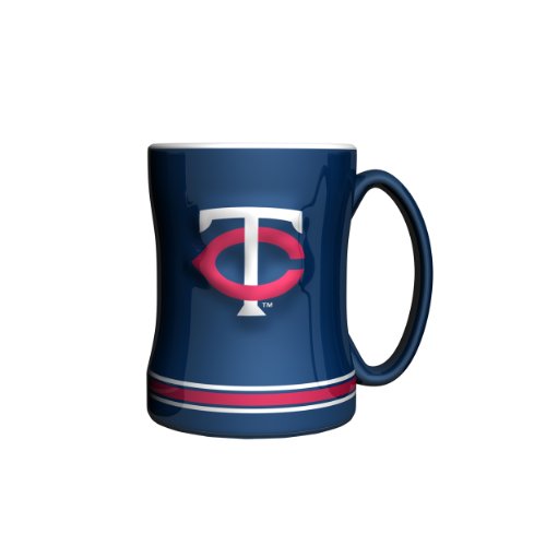 MLB Minnesota Twins Sculpted Relief Mug, 14-ounce