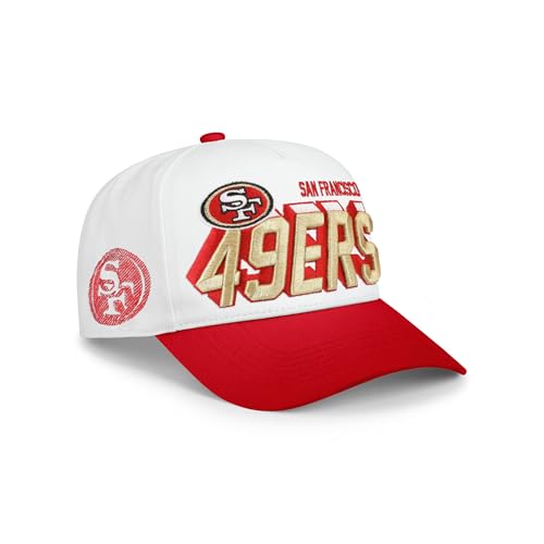 FOCO San Francisco 49Ers NFL Lineman Marquee RF Cap - White/Red