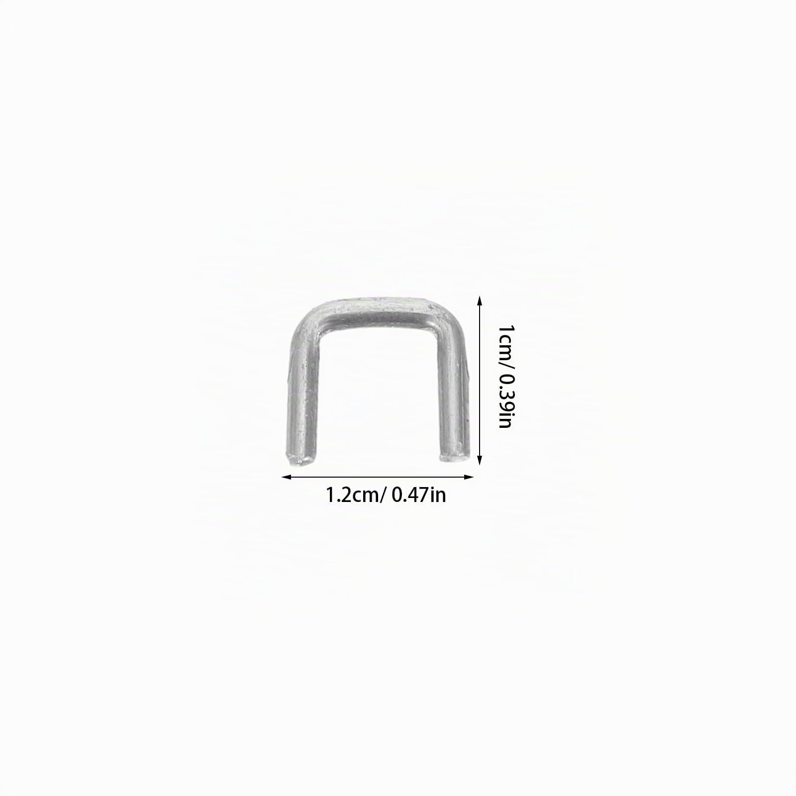 Ciieeo 4400 Clips En U De Aluminio Para Sellar Salchichas Pinzas Reutilizables Para Procesamiento Y Envasado De Longaniza Accesorios Para Cortadora Manual Y Sellado De Bolsas De Plástico