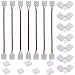Produktbild LED Eckverbinder 2 Polig 10mm Breite SMD 5050 5630 LED Streifen Verbinder Kabel LED Schnellverbinder 2 Pin LED Strip Verbindungssatz LED Stripe Anschluss LED Band Verbindungskabel, 17cm Lang