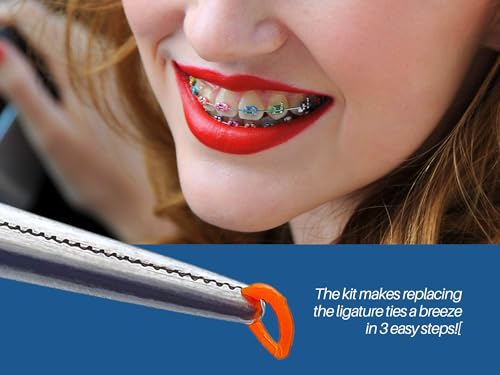 Ligas para Brackets Ortodoncia Dental braces color changing kit orthodontic Dental Ligature Ties for Brackets Change Braces Color Easily DIY Braces Color Kit 1040pcs
