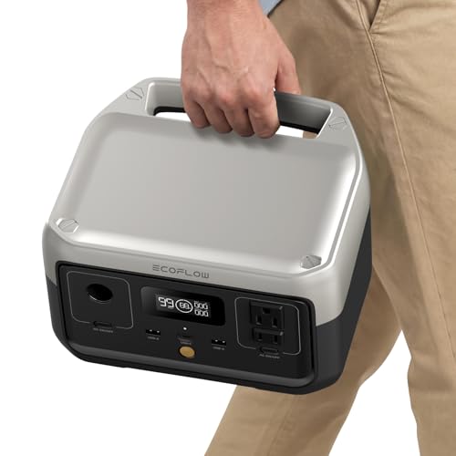 EF ECOFLOW Portable Power Station RIVER 2, 256Wh LiFePO4 Bat