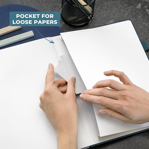Carnet d'ingénierie Clever Fox bleu sarcelle rigide pour STEM