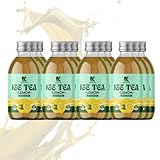 AKIFYEV BIO Ice Tea Lemon 12 x 330 ml | Premium Organic Ice Tea in Glass Bottles | Cold Brew + Nitrogen Flush | Natural, Vegan & Allergen-Free Refreshment