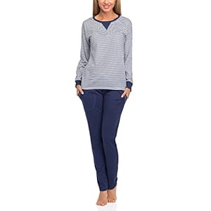 Italian Fashion Pyjamas en Coton à Manches Longues Deux pièces vêtements de Nuit sous-vêtements d’intérieur Manches Longues | Poche Modèle 2021