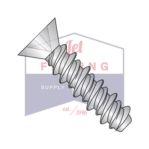 8-18X1/2 High Low Style Thread Forming Screws | Phillips | Flat Head | 410 Stainless Steel (Quantity: 7000)
