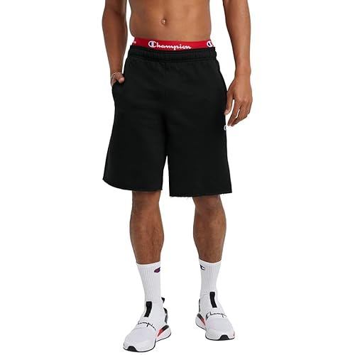 Champion Men's Shorts, Powerblend, Long Shorts with Pockets for Men (Reg. or Big & Tall)