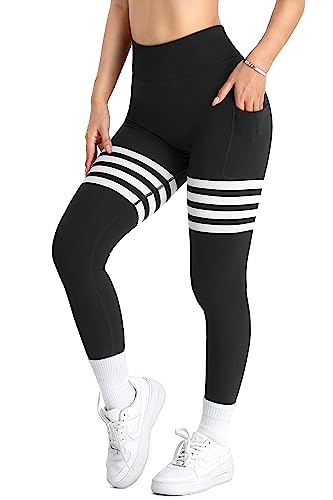 A AGROSTE Seamless Workout Leggings for Women Scrunch Butt Lifting Leggings Booty High Waisted Yoga Pants2